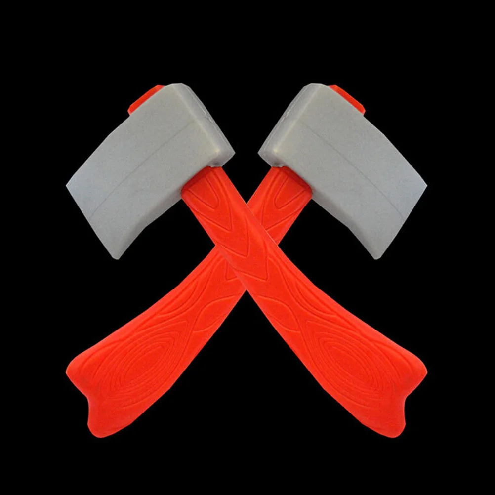 Hatchet de plástico prop alça vermelha para traje de halloween acessório crianças festa cosplay larp decoração teatral role play