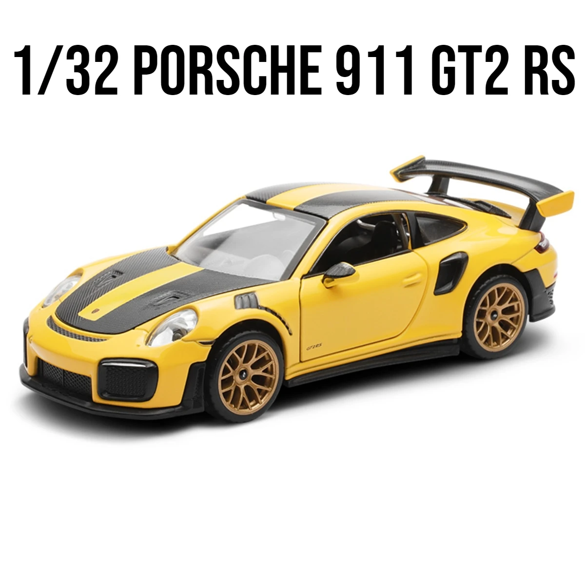 1/32 Porsche 911 GT2 RS Carrera Toy Car Model Diecast Metal Racing