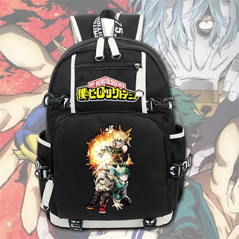 Imagem -04 - Hero Academia Mochila Escolar Boku no Hero Academia Izuku Midoriya Impressão Ombro Laptop Bolsa Bolsa de Viagem Book Bags my