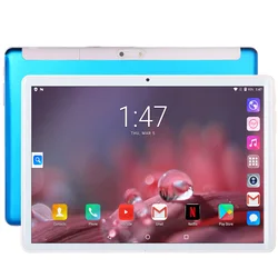 New Android Pad 10.1 Inch Tablets Octa Core 4GB RAM 64GB ROM Dual SIM Phone Call Bluetooth WiFi Tablet Pc 5000mAh Google Play