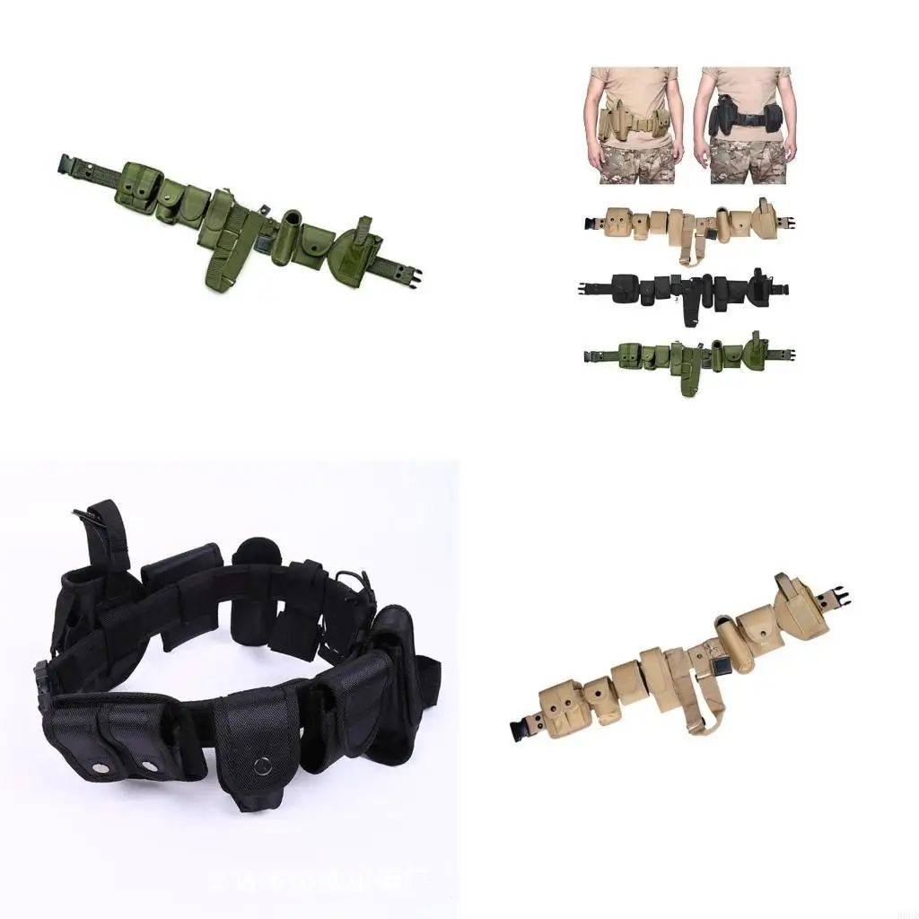 

Пояс -талия с несколькими отсеками, регулируемыми для похода по охоте на кемпинг 69HD