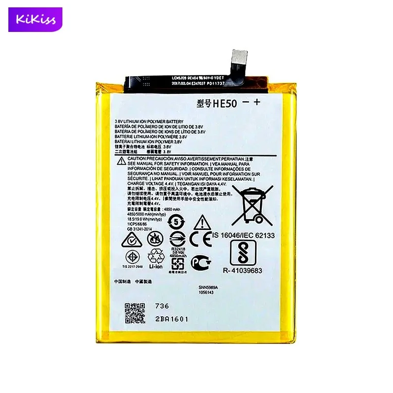 HE50 Mobile Phone Battery For Motorola Moto E4 Plus E5 PLUS XT1770 XT1771 XT1775 XT1774 XT1776 5000mAh Real Capacity