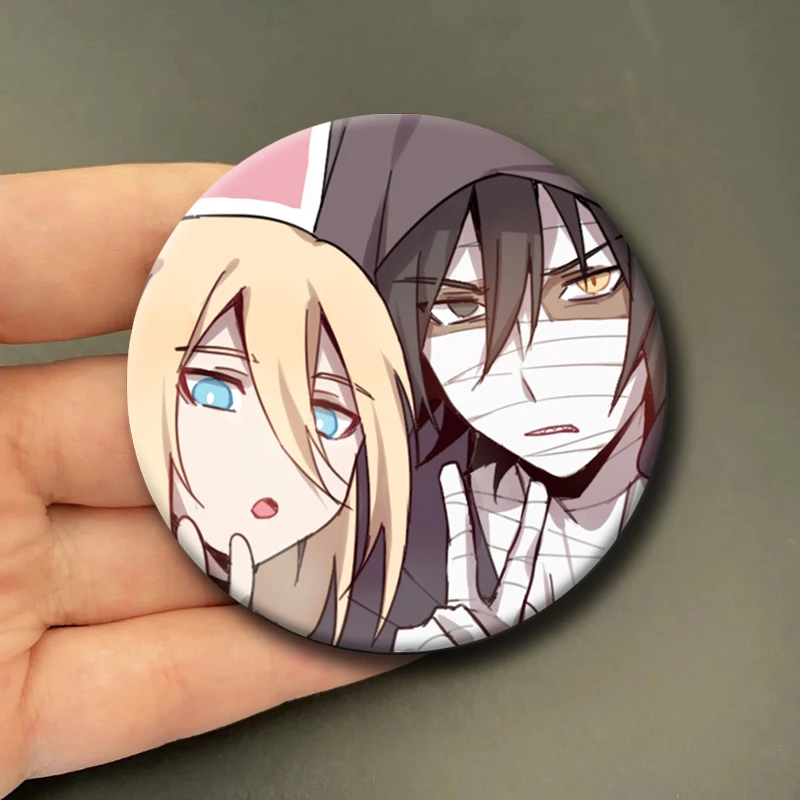 Anime Game Angels of Death Cartoon Figure Brooches Cosplay Exquisit Badge for Collar Backpack