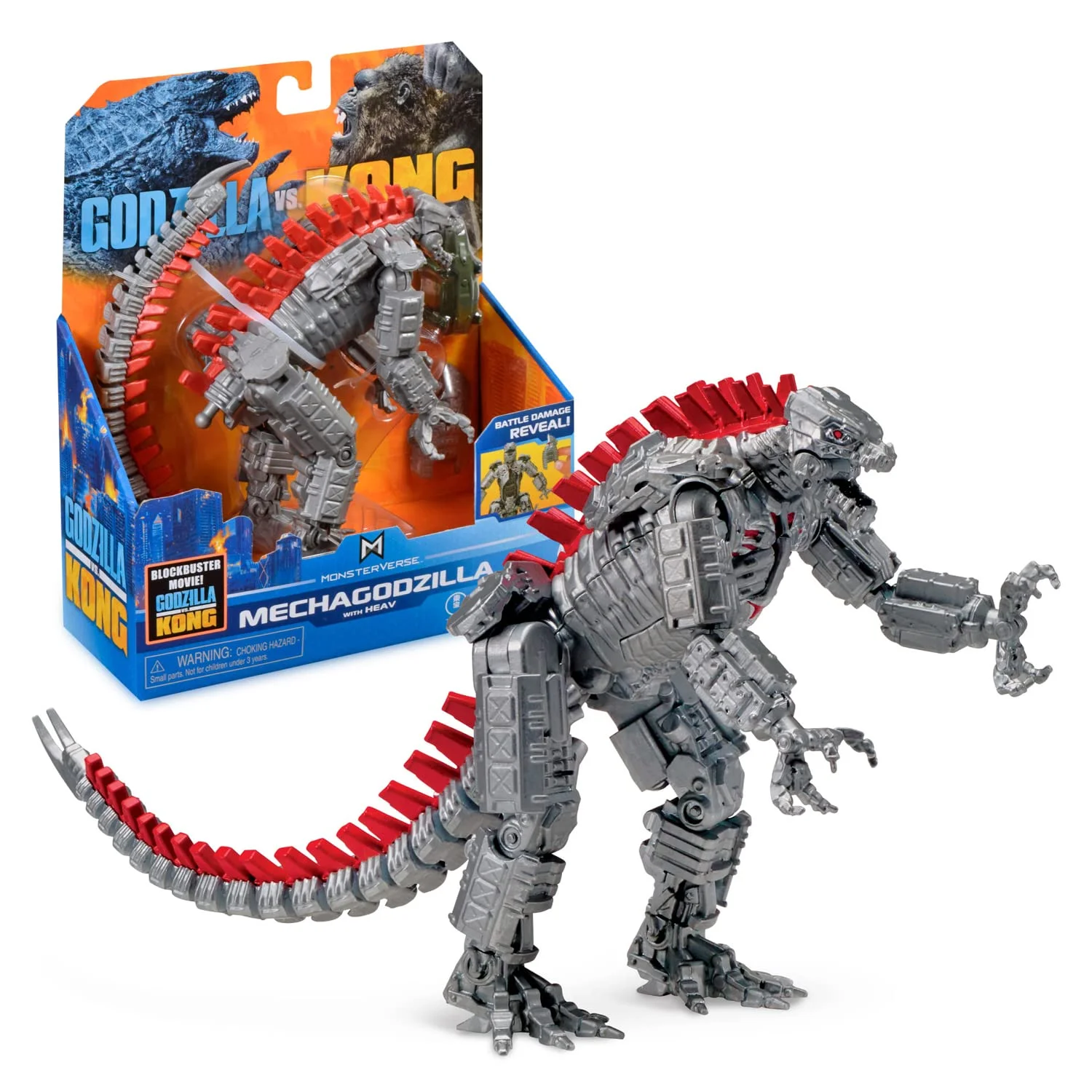

MonsterVerse MNG01610 Godzilla Vs Kong 6 Hollow Earth Monsters MechaGodzilla Action Figure Collectible Kids Birthday Gift Toys