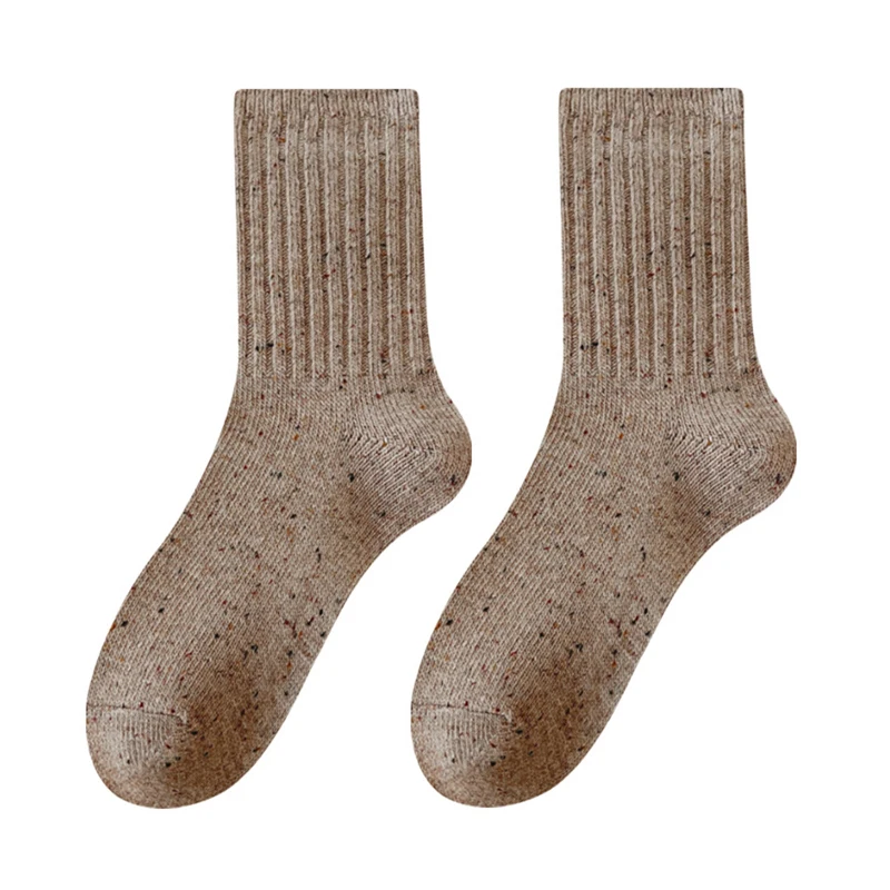 Socks For Women Autumn Winter New Simple Japanese Style Loose Socks Wool Casual Basic Warm Lady Thick Socks Fashion High Quality