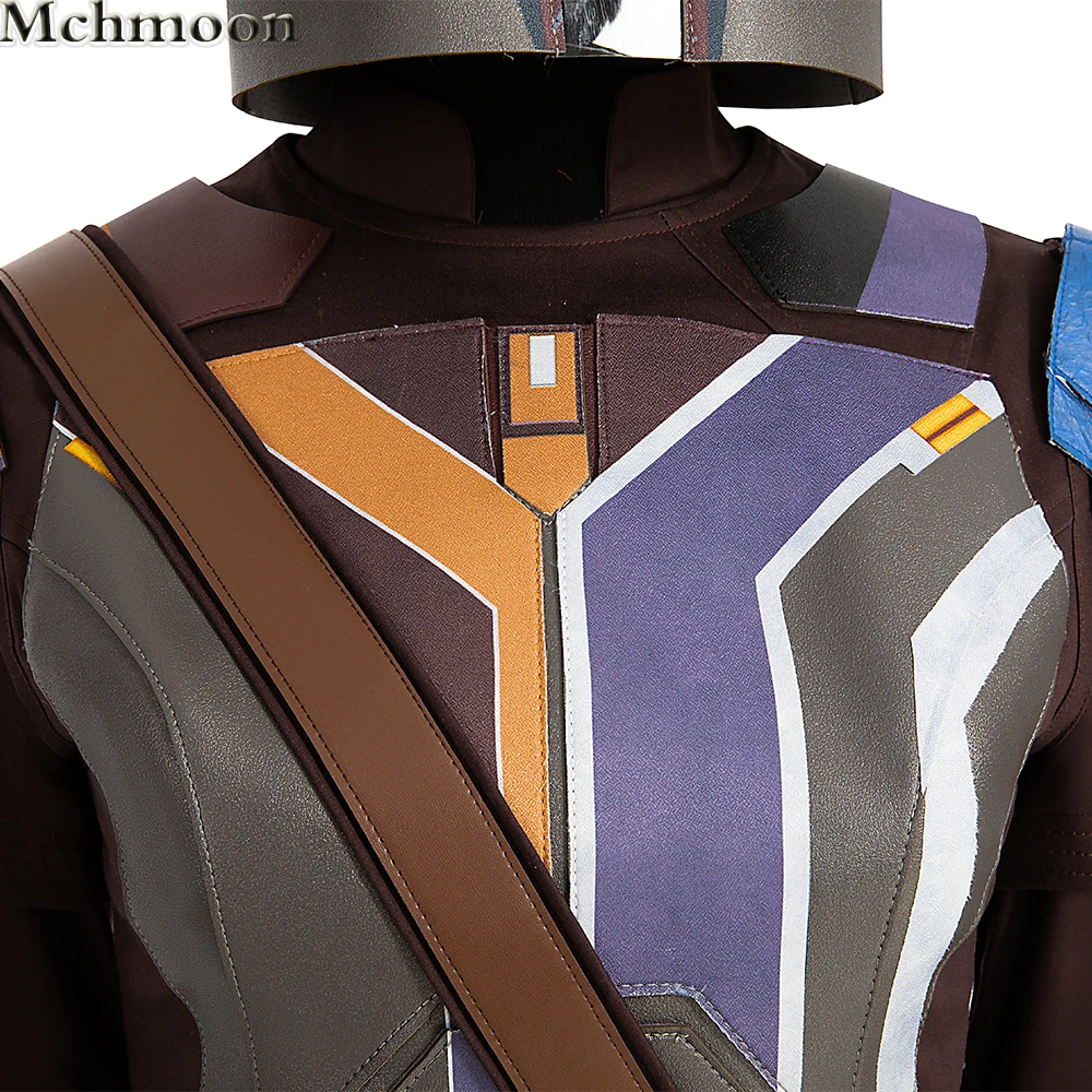 New Movie Ahsoka Sabine Wren Cosplay Costume Pants Vest Helmets Set For Women Custom Made