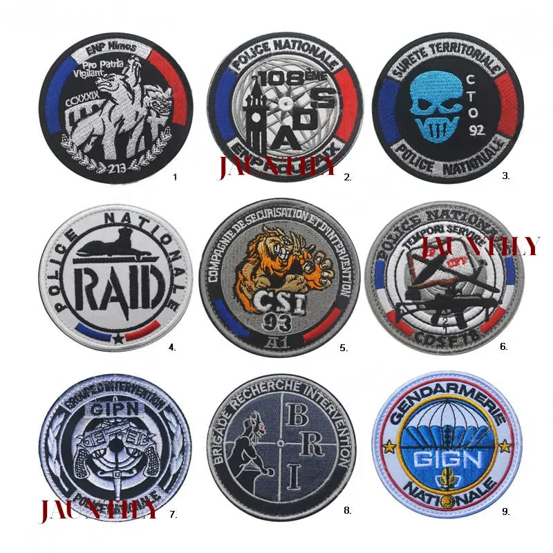 IR/PVC/embroidery Tactics Package France Military Chapter Identification Badge Patches DIY Patch Golden Knights Embroidery Patch