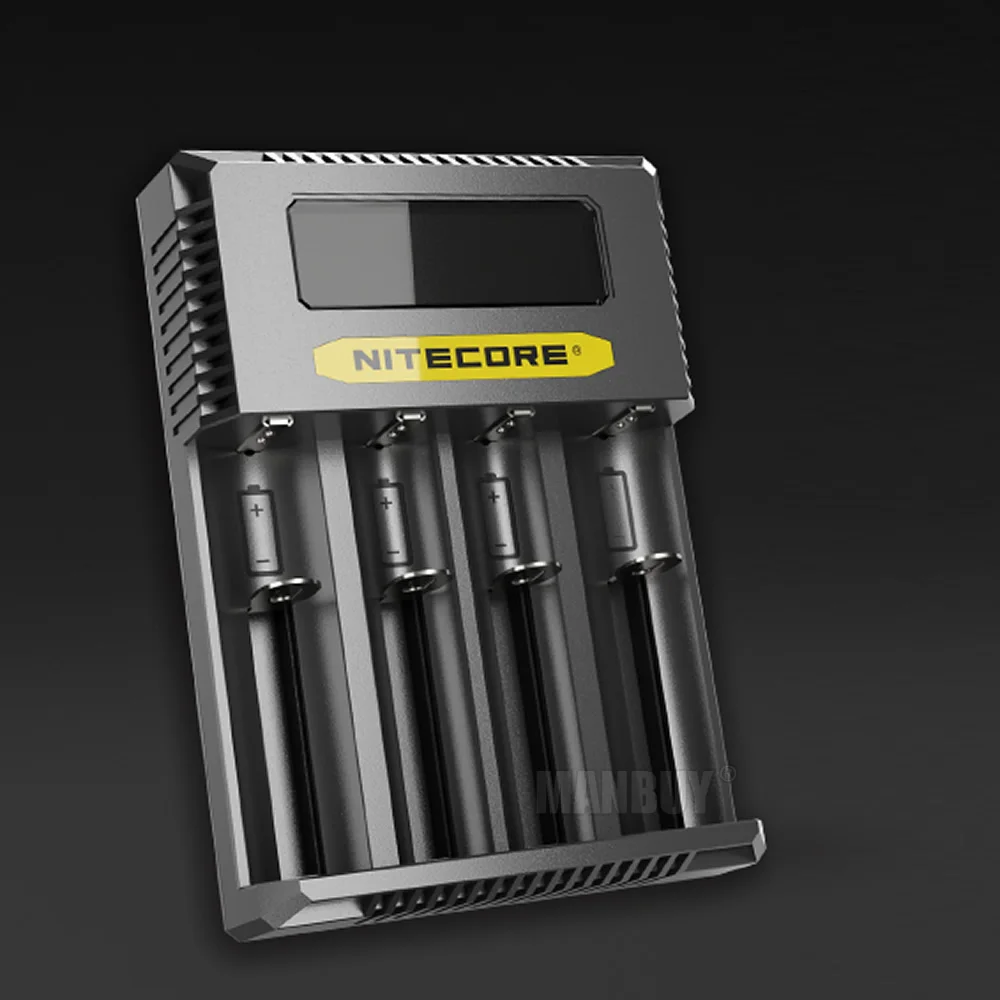 Genuine Nitecore Ci4 Four-Slots USB-C Smart Charger for Li-ion Ni-Cd NiMH Batteries 18650 14500 CR123A 16340 26500 18350 AA AAA