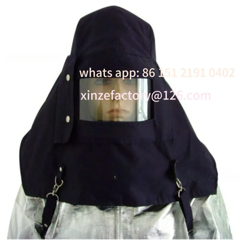 

Customizable anti-steam high temperature flame retardant hood anti-radiation heat waterproof face screen protective cover