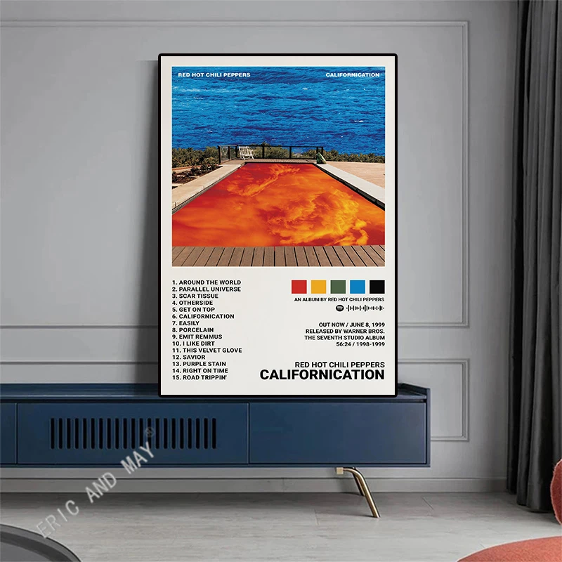 Band Californication Rock Red Hot Chili Music Album Cover Poster For Room Canvas Painting Print Art Home Wall Decor Picture Gift