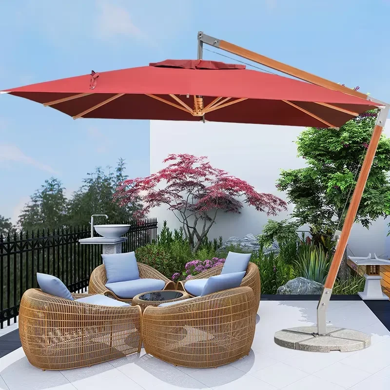 CE+MSDS Certificate Customized Aluminum Outdoor Beach Parasol Sun Umbrella Big Size Patio Courtyard Umbrellas Garden