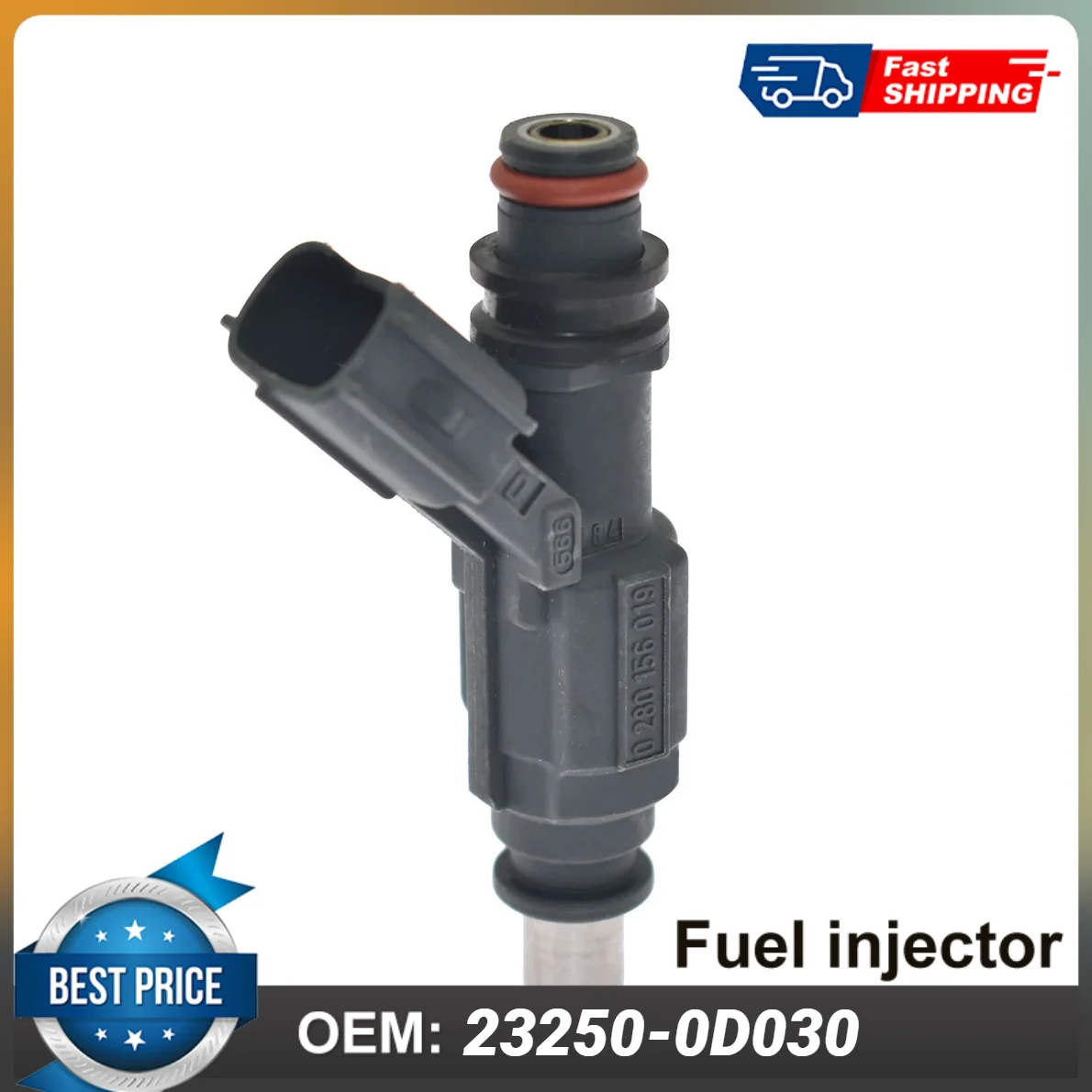 1PCS Fuel Injector 23250-0D030 23209-0D030 232500D030 232090D030 For TOYOTA COROLLA AURIS AVENSIS Car Accessories