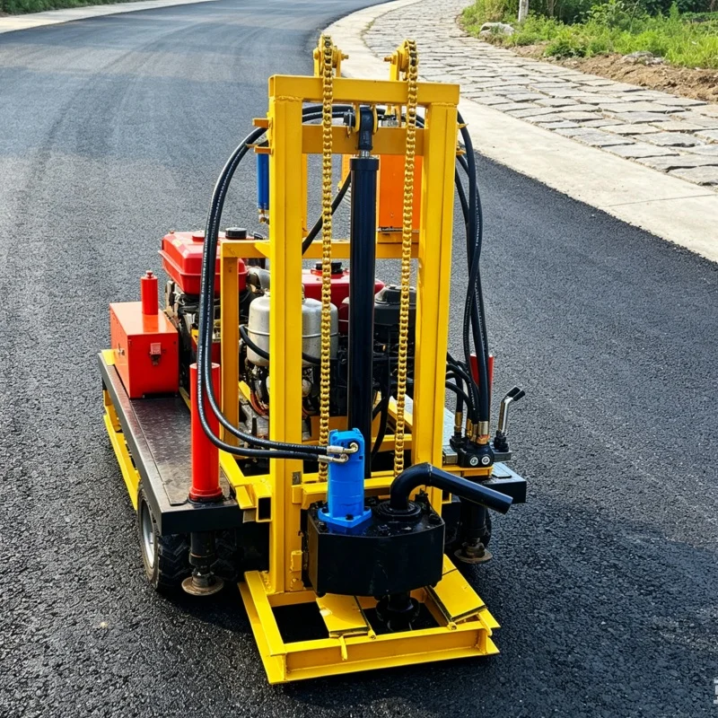 Customized Mini water well drilling rig, highly praised drilling machine, shallow water intake equipment for construction sites