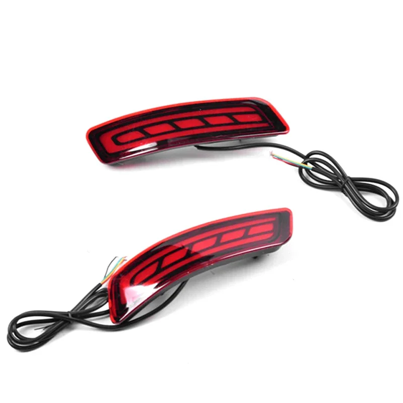1 Set Three-function Car Rear Bumper Brake Light for Toyota Corolla Altis 2014-2018 Turn Signal Lamp Reflector