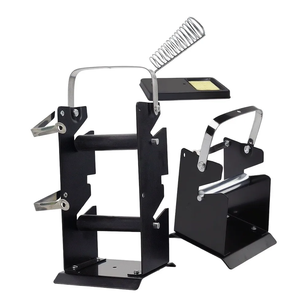 3pcs Soldering Iron Stand With Sponge Metal For Solder Wire Spool Holder Set Double Layer Rack For Welding Tool Accessories