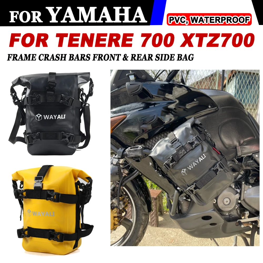 For YAMAHA Tenere 700 XTZ700 Tenere700 XTZ 700 Motorcycle Frame Crash Bars Bag Waterproof Riding Luggage Bag Tool Storage Bags