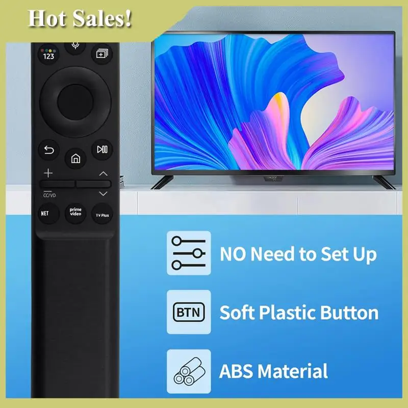 Replace BN59-01357A Solar Remote Forsamsung 2021 Voice Solar Energy TV Remote Control TM2180E QN9 QN8 QN7 N43LS03AAFXZA