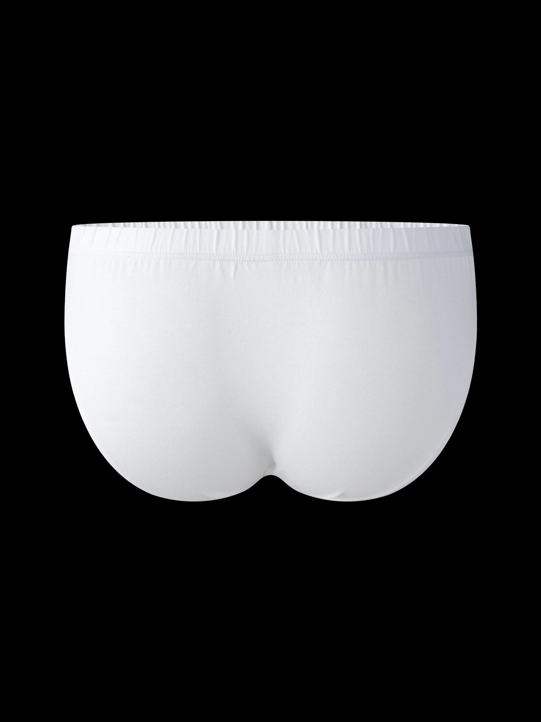 Norcotton 6-Pack Men's White Briefs, Available in Stylish Multi-Color Options, Slim Fit and Skin-Friendly for Everyday Home Wear