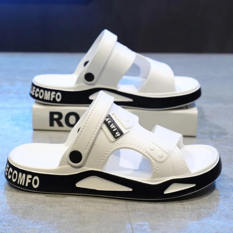 

Summer Sandals Unisex Fashion Slippers Indoor Lightweight Soft Bottom Anti-slip Men's Sandals Outdoor Beach Vacation Sandals New