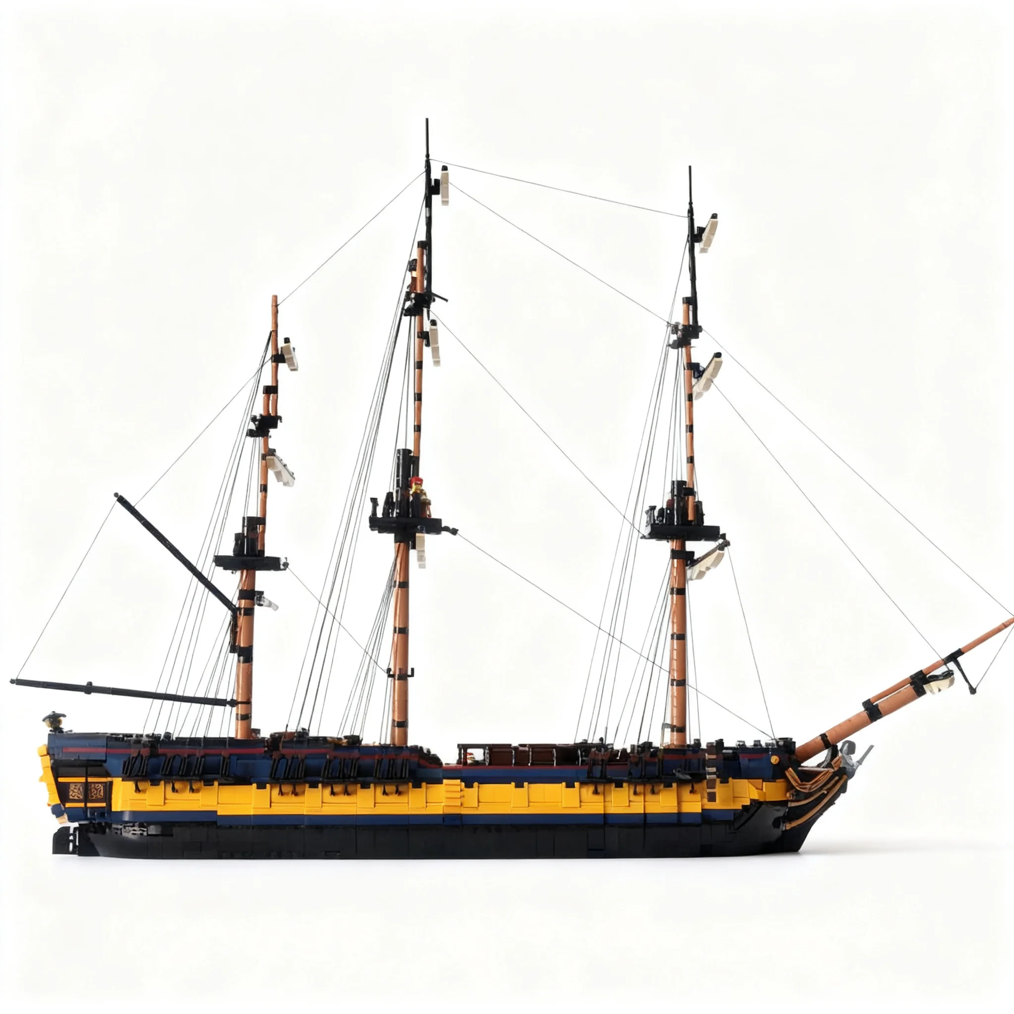 6069pcs MOC Pirates HMS Surprise Model Christmas Gift Creative Kit DIY Assembly Collection And Ideas Home Decor