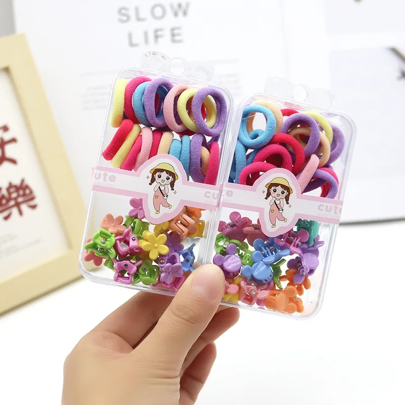مجموعة ربطات شعر كرتونية للأطفال، ربطات شعر ناعمة بدون كسر، ألوان باستيل جاهزة للأطفال الصغار