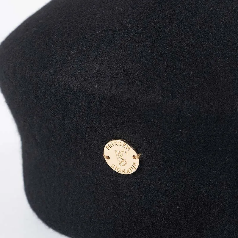 قبعات صوف خفيفة فاخرة على الطراز البريطاني للنساء لخريف وشتاء بسيطة على الموضة قبعة الفروسية للسيدات يؤرخ قبعة لباد أنيقة