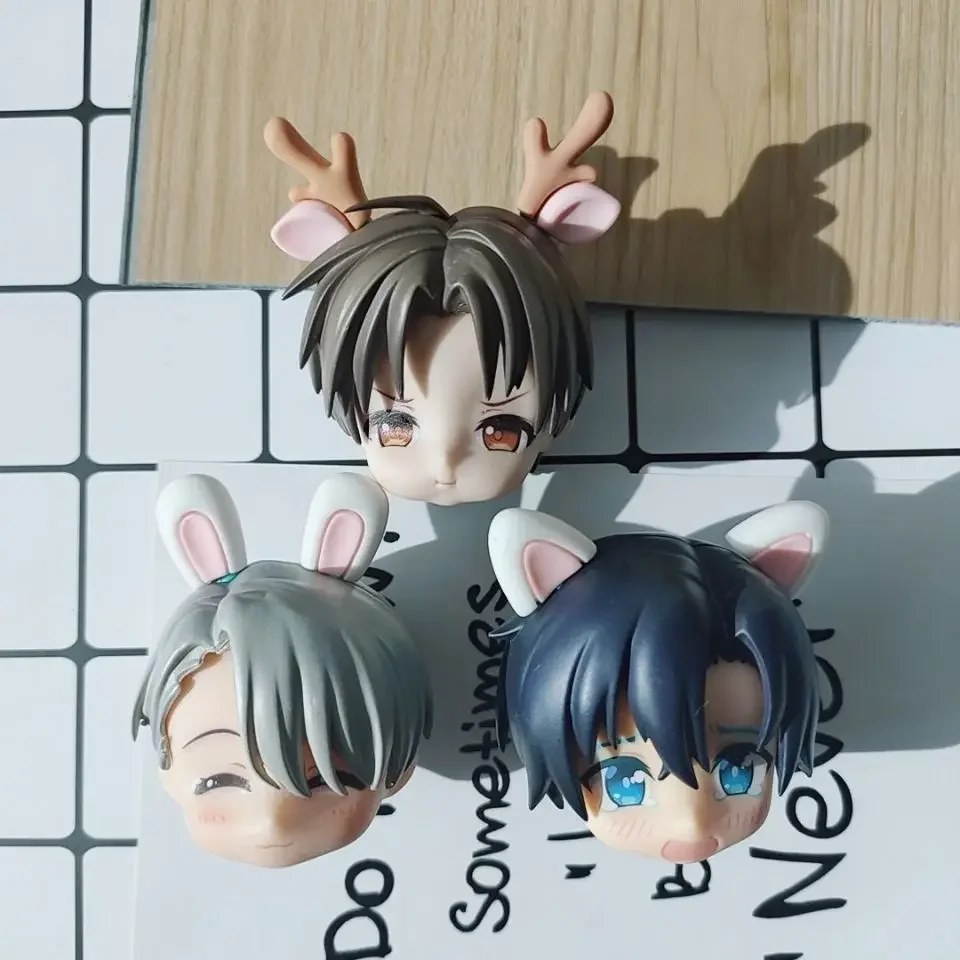 Ob11 Accessory Beast ear GSC Clay head Cat ear Fawn Rabbit headdress Props cute eye mud fixed doll accessories