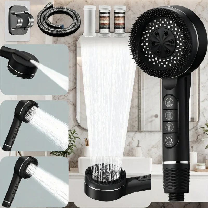 Filtered Supercharged Shower H - مراجعة Home Bathroom Upgrades وسعره