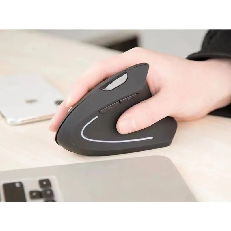 5th Generation Silent Vertical Ergonomic Mouse, Wireless Bluetooth Dual Mode Rechargeable Vertical Mice for Office Use