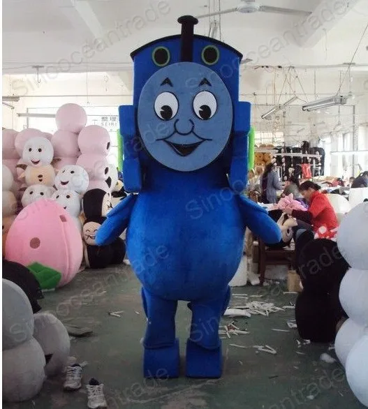 Thomas the Tank Engine Railway Train cartoon Mascot Costume Fancy