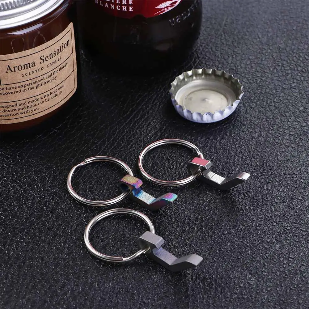 Camping Backpack Pendant Interior Accessories Home Kitchen Tools Key Rings Can Opener Bottle Opener Keychain Beer Bottle Opener