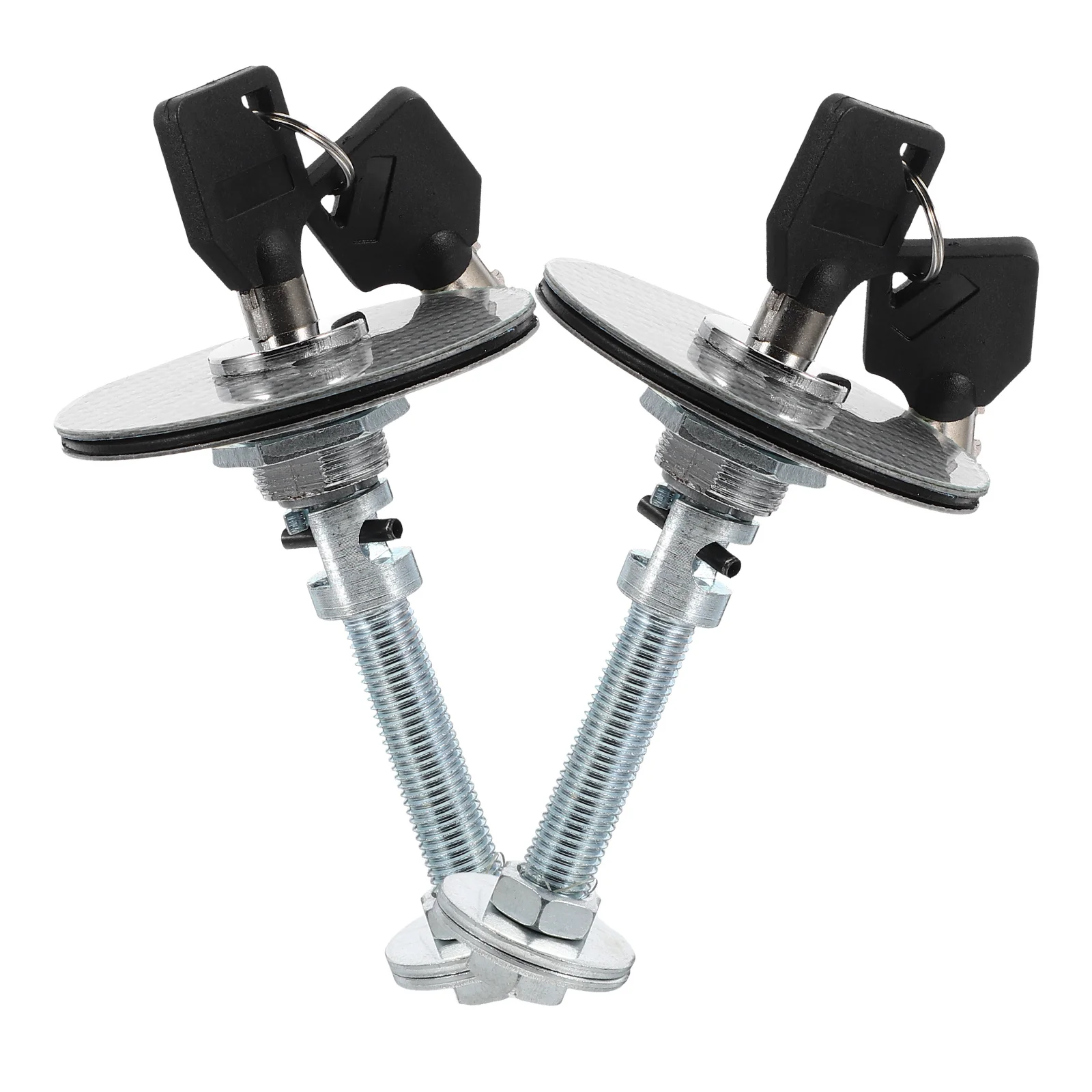

2pcs Pins Kit For Car Universal Quick Release Bumper Fasteners, Seamless Automotive Hood Latch Locking Pins, Racing Vehicle Hood