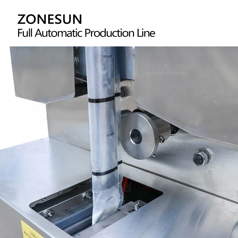 ZONESUN ZS-FAL180X6 Automatic Powder Filling Sealing Production Line Automatic Feeding Mixing Material Food Production Equipment