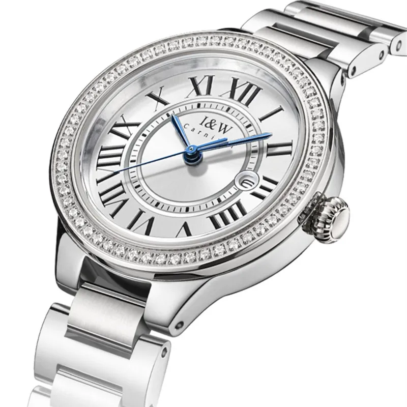 CARNIVAL Brand Fashion Dress Watch for Women Ladies Luxury Quartz Wrist Watches Waterproof Girls Gifts Watch Womens Reloj Mujer