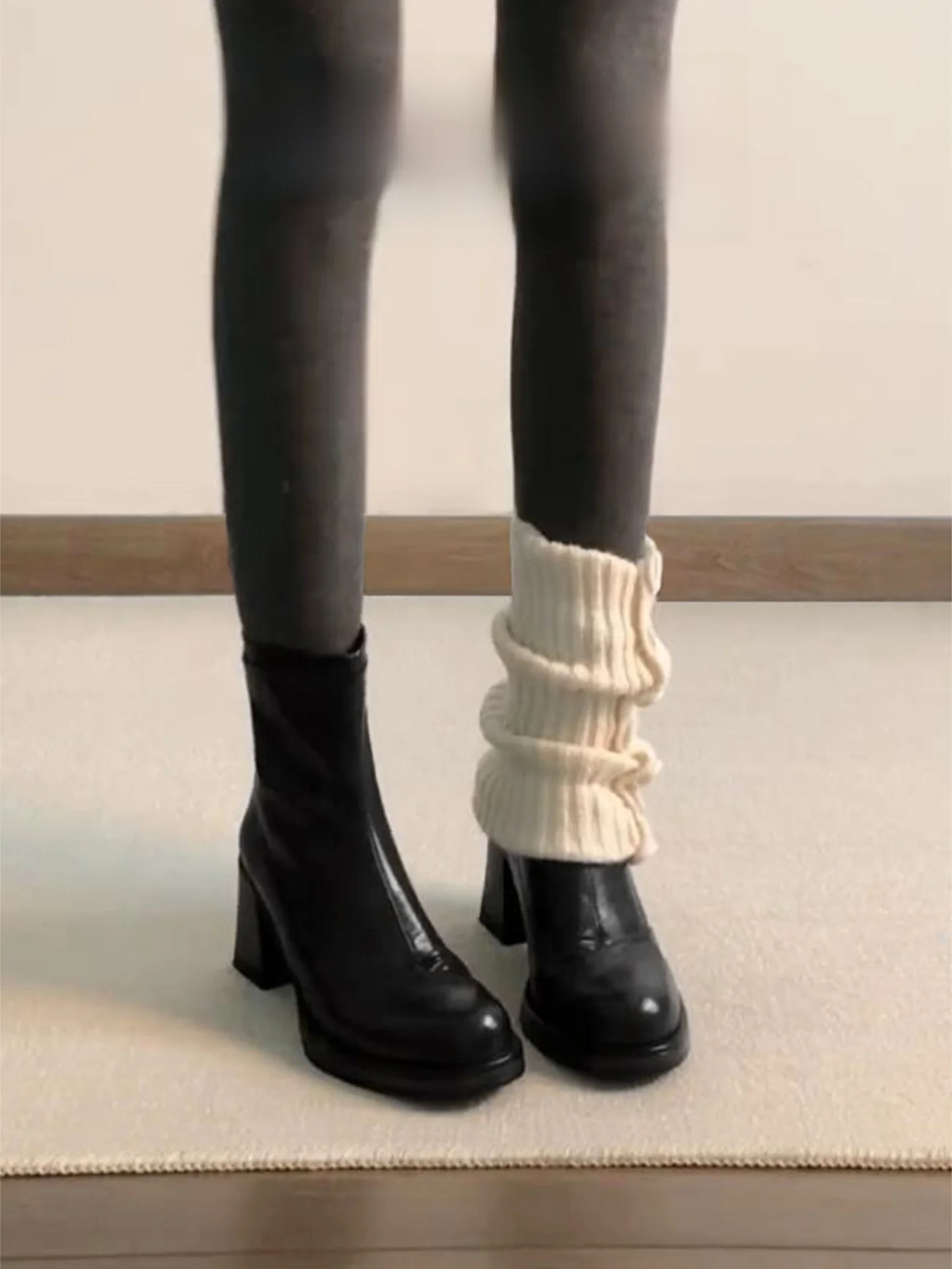 retro-sle-ort-boots-women's-bla-leather-high-heels-elastic-slim-fit-boots-boots-thi-bot-chunky-heel-autumn