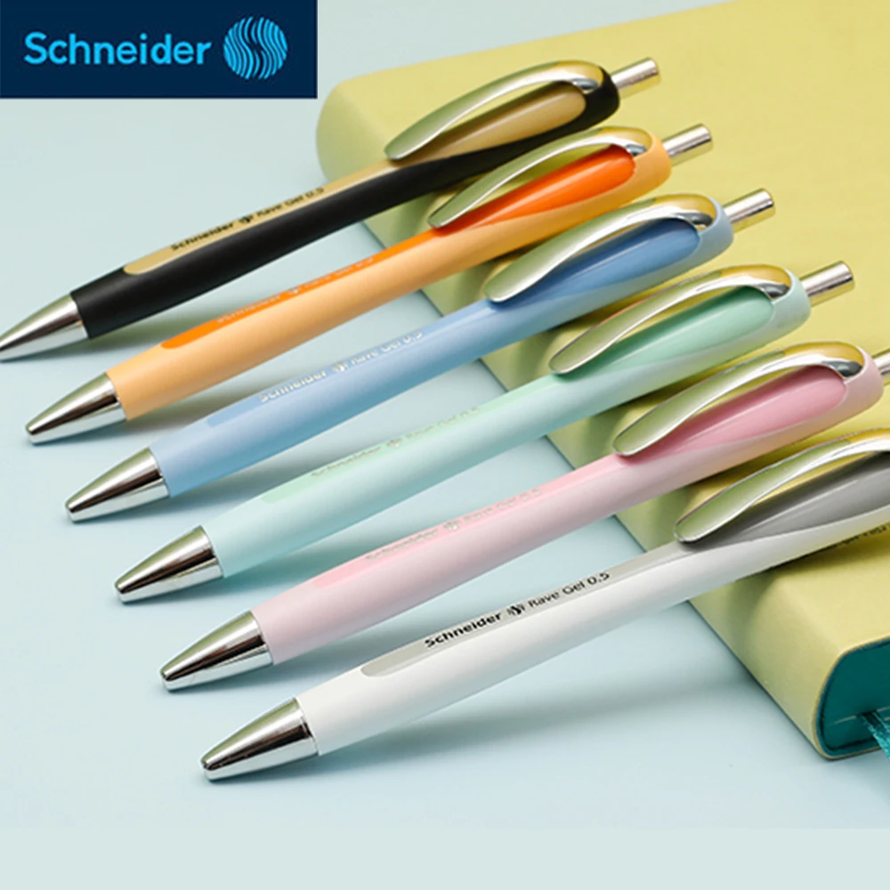 

1 + 3 сменных немецких гелевых ручек Schneider для офиса и бизнеса, письма G2, большая емкость, черная быстросохнущая шариковая ручка, школьные канцелярские принадлежности