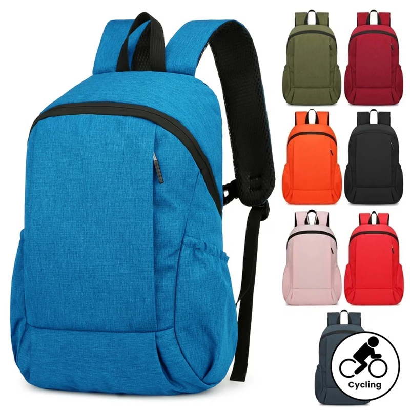 Everyday Versatile Canvas Backpack Adjustable Comfort Straps, Multi Layer Pocket Layout for Gym Shopping Leisure Use