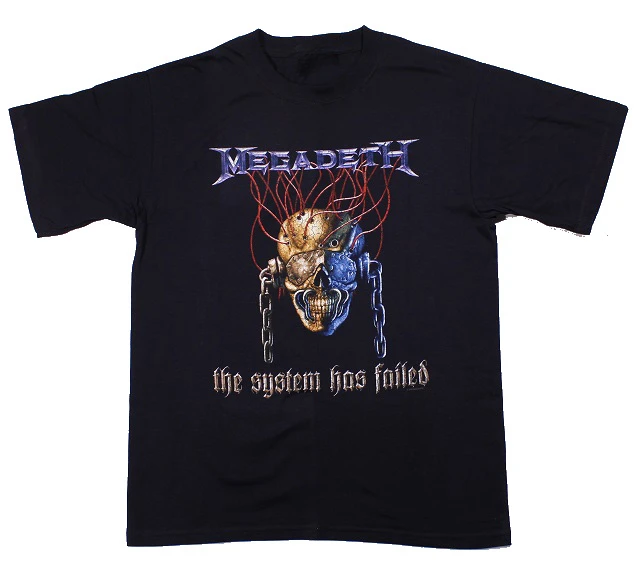 Superior Firepower Megadeth Band T-Shirt Cotton Graphic Tee Men Women Summer Streetwear