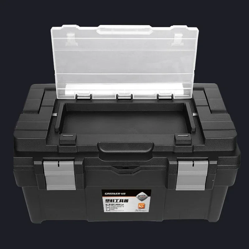 Rigid Transport Tool Organizer Box Large Plastic Hard Case Box Electrician Complete Multifunctional Suitcase Box for Workers