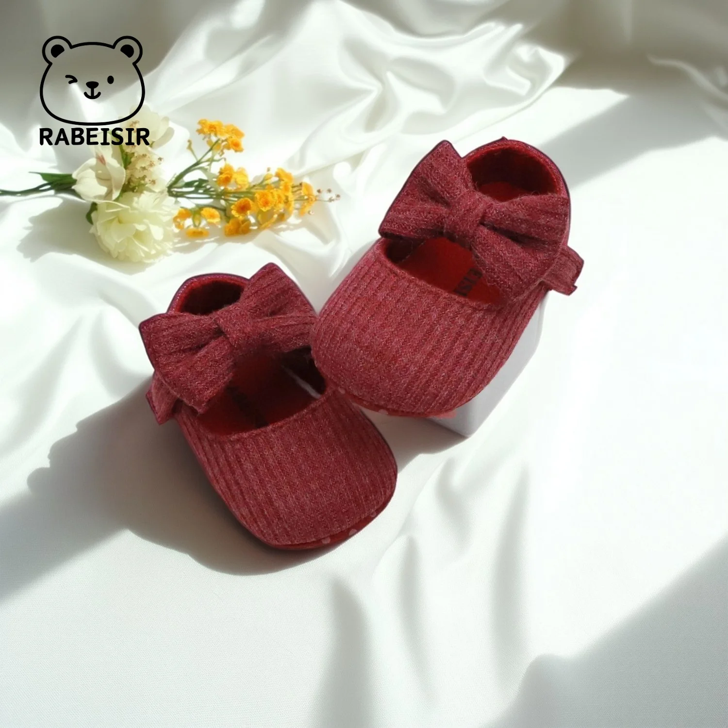 Baby Girl Shoes Spring & Fall Princess Shoes Newborn Baby 0-18 Months Soft-Soled Shoes Anti-Fall Shoes Flats Toddler Shoes