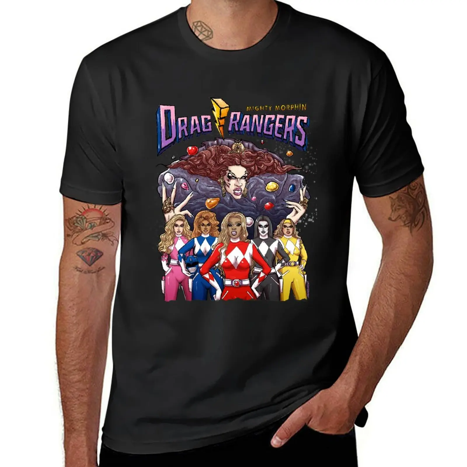 

Drag Rangers T-Shirt baggy shirts tees anime shirt mens graphic t-shirts anime