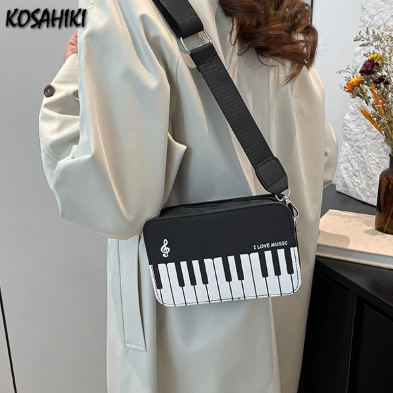 

Contrast Color Y2k Aesthetic Handbags Women Purses Vintage Streetwear Fashion Shoul Der Bags All Match Simple Chic Underarm Bag