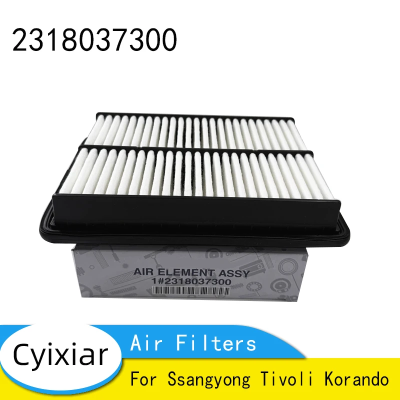 Nuevo elemento de aire genuino (limpiador de aire) para Ssangyong Tivoli Korando 2318037300   23180-37300