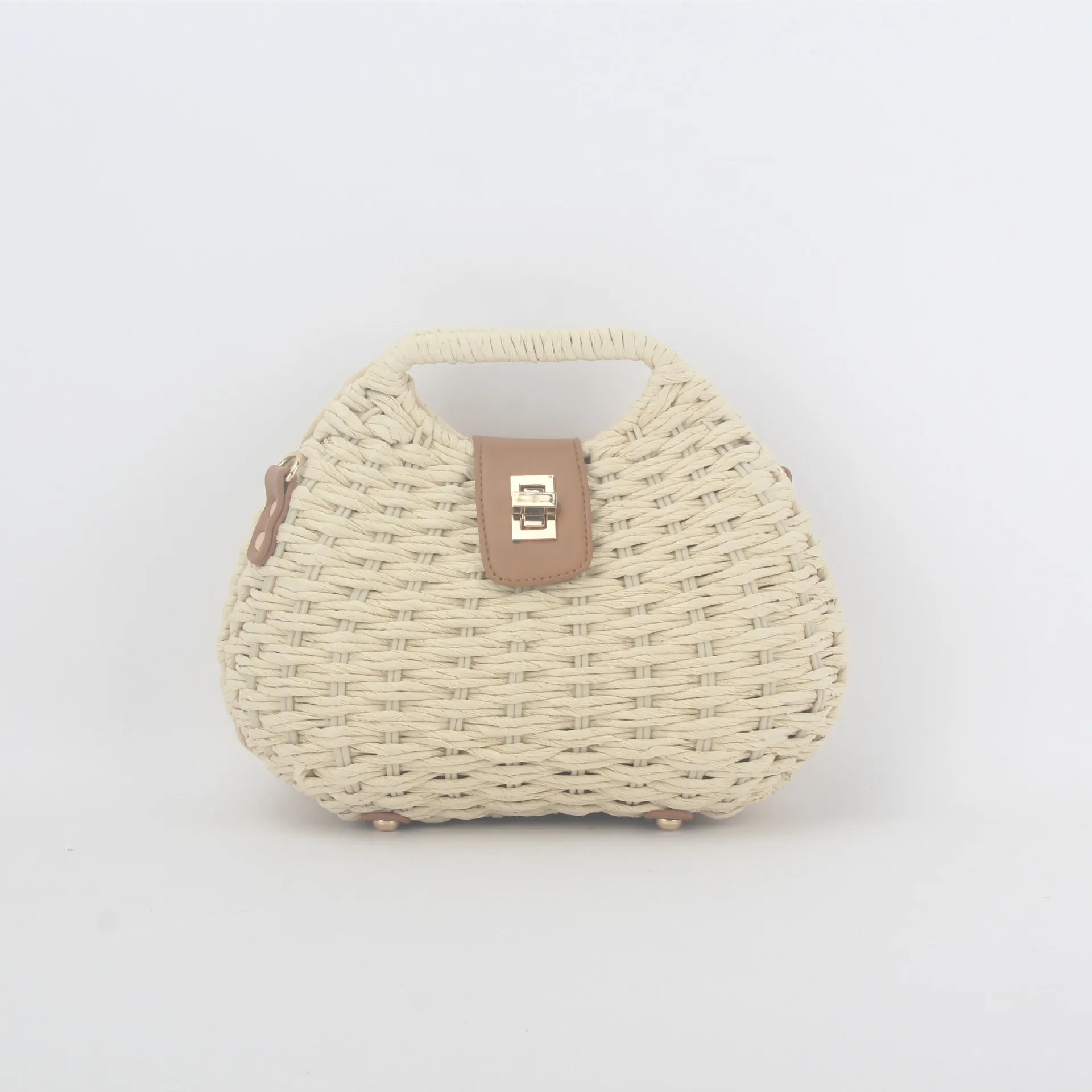 

Summer Fashion Women Straw Bag Vacation Beach Bag Female Rattan Shoulder Crossbody Bags Luxury Design Small Ladies Woven Handbag
