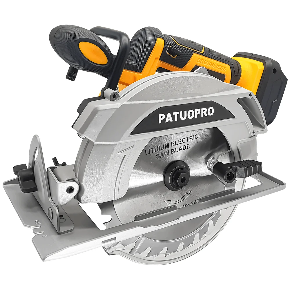 

165mm Brushless Electric Circular Saw Cordless Handheld Woodworking Cutting Power Tools For Makita 18V Battery(No Battery)