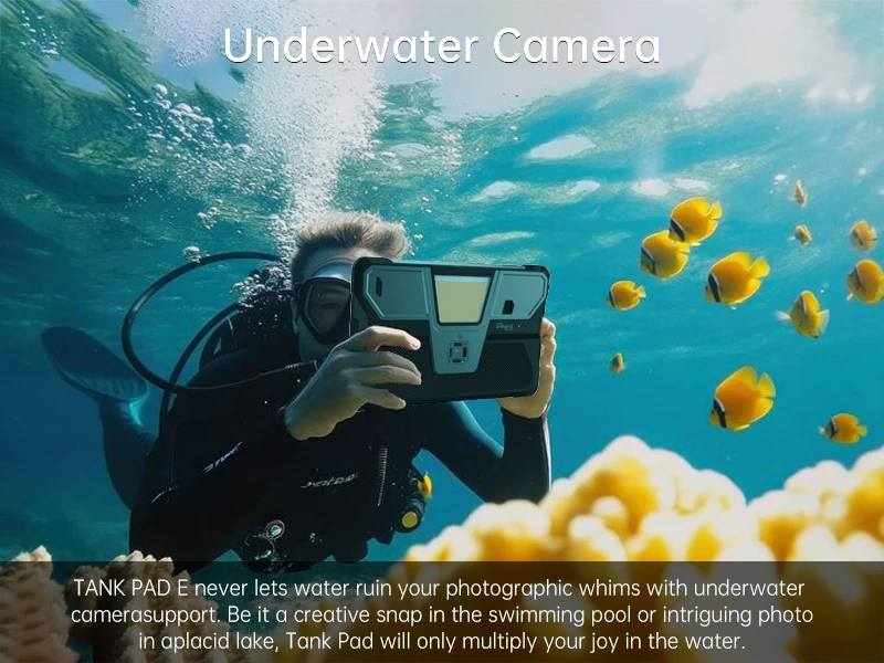 Unihertz TANK PAD E 8849 Tablet Rugged Projector Tablet Android 512GB 120Hz 24GB Smartphone Pad 10.95 inch 21000mAh 50MP 2025