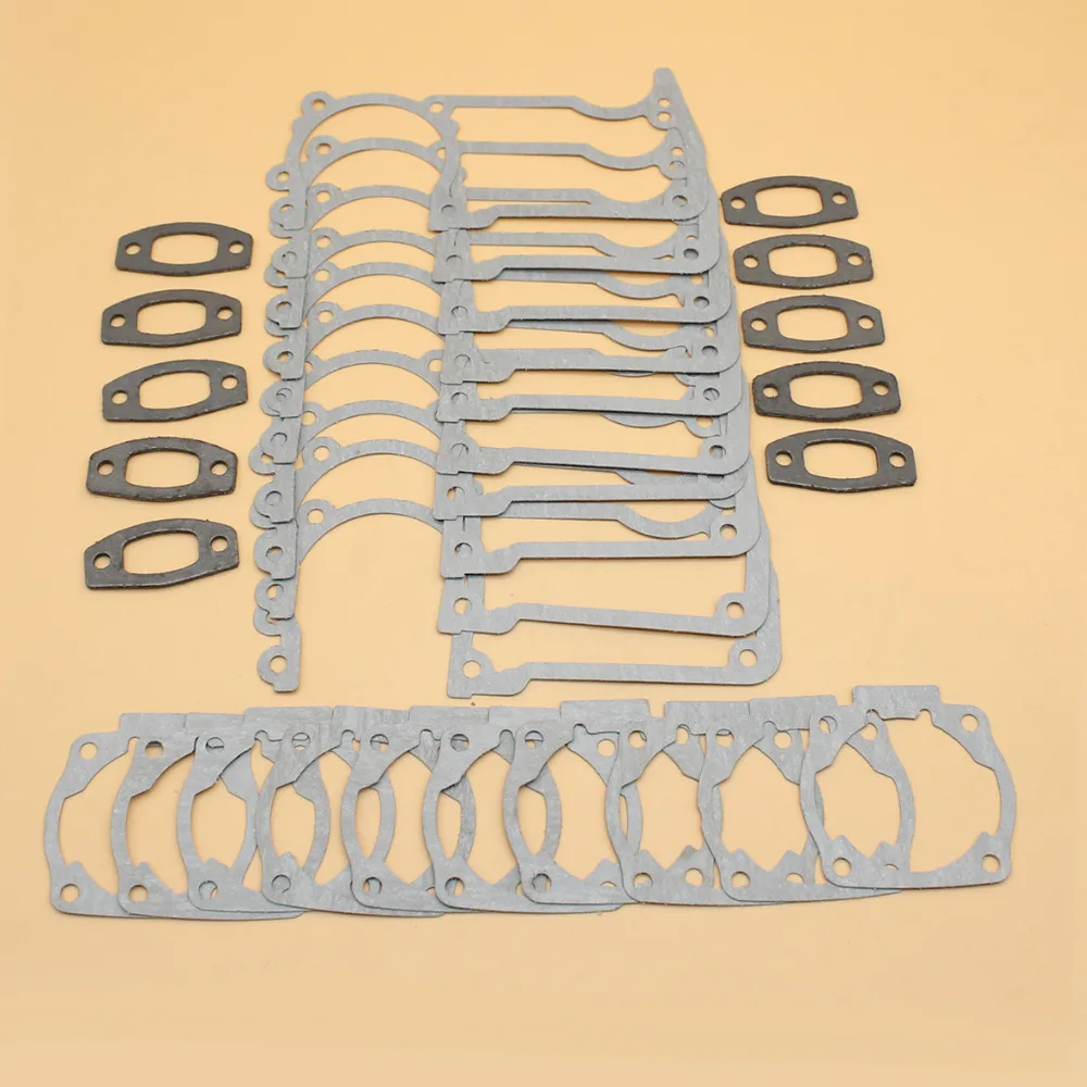 Crankcase Cylinder Muffler Engine Gasket Kit Fit HUSQVARNA 50 51 55, 55 Rancher Chainsaw Motor Parts