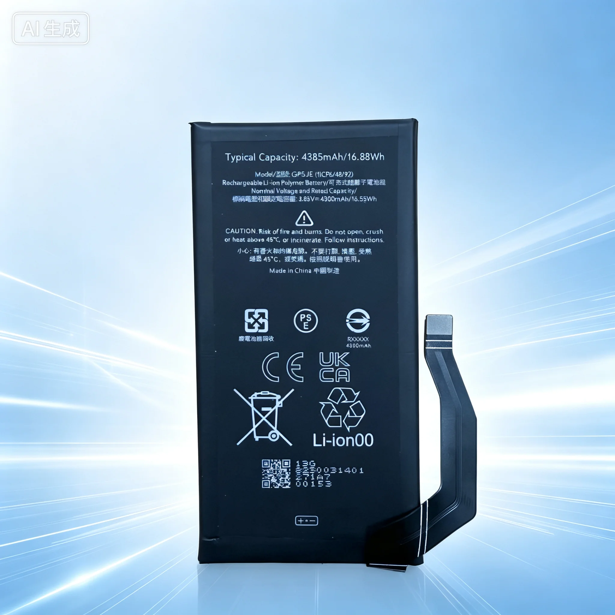 Premium GP5JE New Battery for Google Pixel 7A 4385mAh Mobile Phone  2pcs