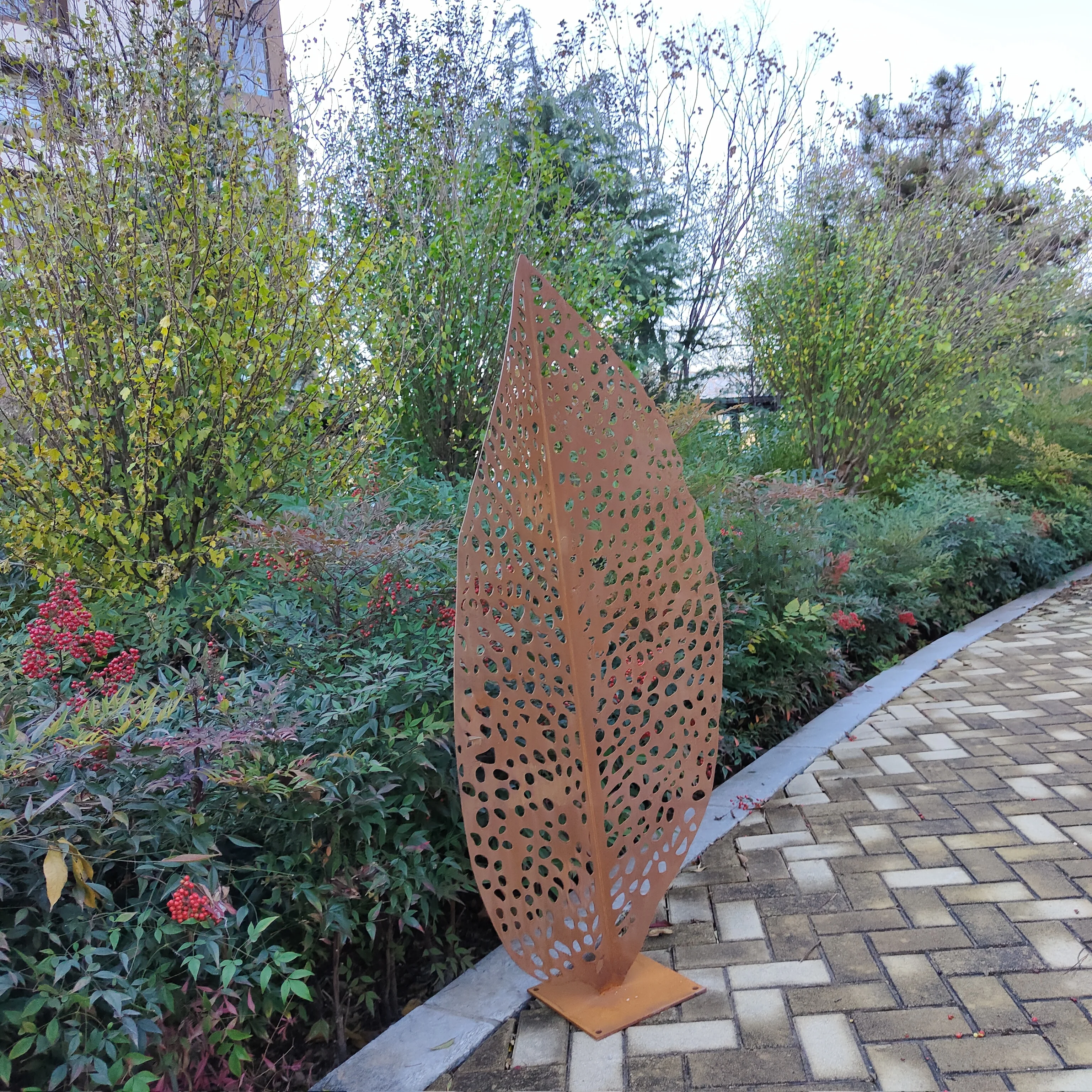 

Custom Metal Tree Sculpture Garden Art Corten Steel Leaf Metal Tree Sculpture Corten Garden Sculptures