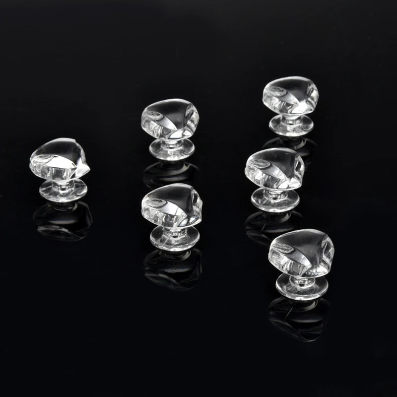 

Clear Round Acrylic Hinge Handle Transparent Knob 10 Pieces 18*18